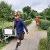 Hard gewerkt op 2de tuinbeurt